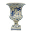 10" Rose Trellis Urn - Blue/White