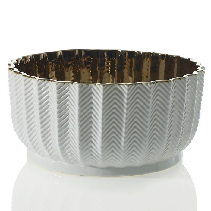 Melrose Bowl 11.75"x 5.5" - White