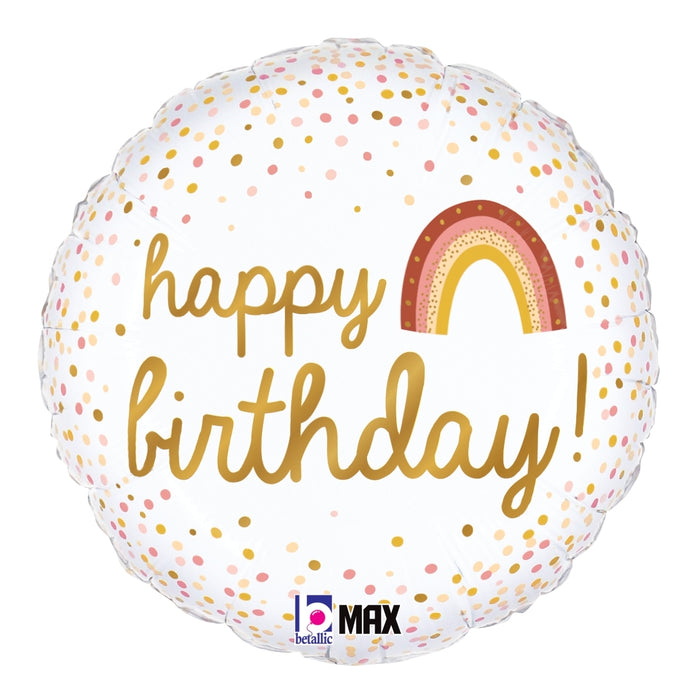 18" Boho Birthday Balloon