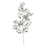 34" Glitter Holly Spray - Platinum