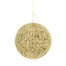 8 in Glitter Starburst Ornament - Gold