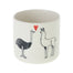 Unlikely Friends Pot - Ostrich & Llama