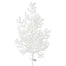 21" Flat Cedar Spray - White