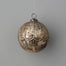 Antique Glass Ball W/Feather Design