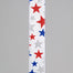 Satin U.S. Stars Ribbon - Red/White/Blue