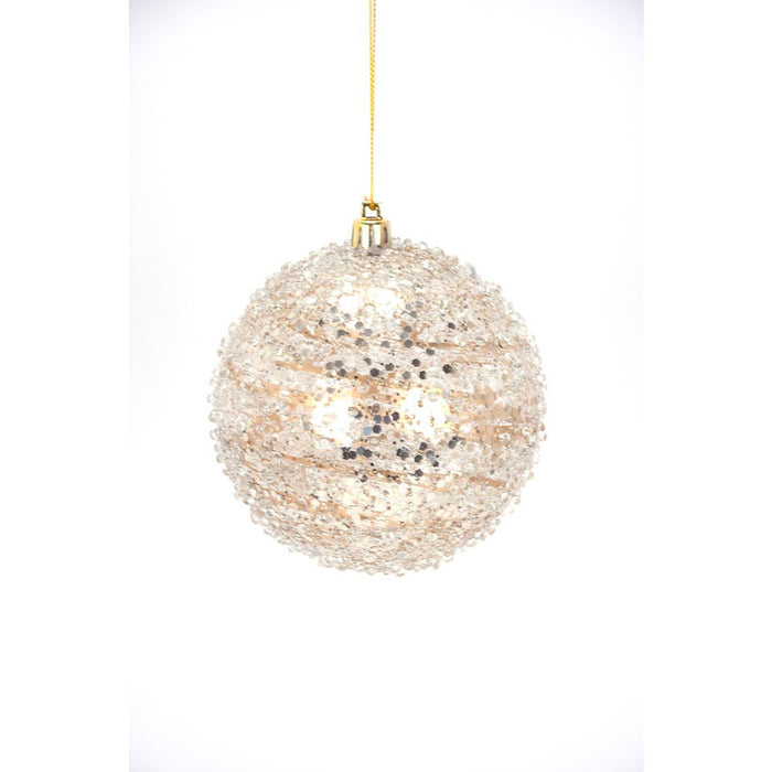 4" Swirl Ball - Apricot