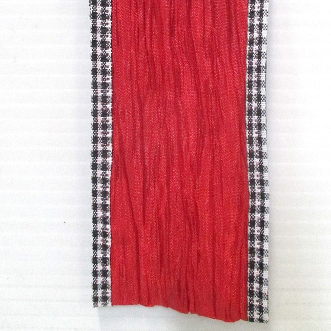 Check Edge 2.5"X10Yd - Red/Black
