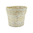 8 inch White Wash basket DISCONTINUED