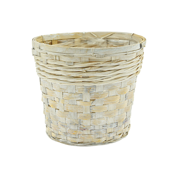 8 inch White Wash basket DISCONTINUED