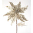 23" Poinsettia  Sequin Glitter - Platinum