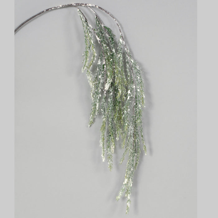 41" Snow Hanging Pine Spray