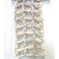 Glitter Wool Mesh 2.5"X10Yd - White/Silver