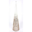 Glitter Cone Tree 32''X 8'' - White/Gold
