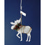 Moose Vine Ornament 6.5" - White/Natural