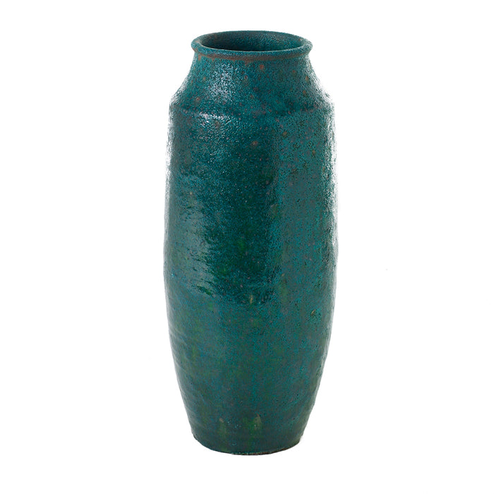Lalo Vase - Teal, 11" x 28.5"