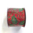 2.5" Glitter Holly Ribbon