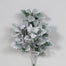 22" Polyester Flocked Dusty Miller Bush X 6 - Blue/Green