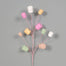 22" Marshmallow Spray w/Stripe Stem - Multi Pastel
