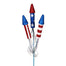 20" Fourth of July Rocket X 3 Spray - Red/White/Blue
