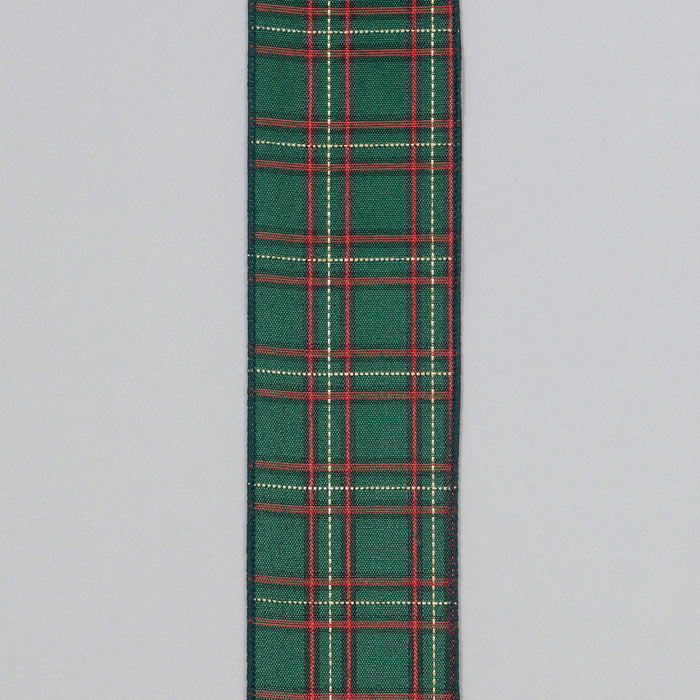 Plaid Ribbon - Green/Red