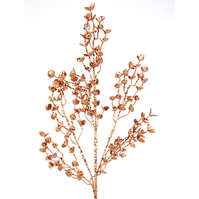 Glitter Myrtle Spray 30" - Cinnabar
