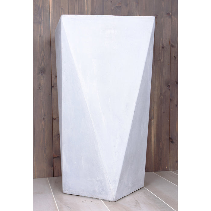 28" Fiberglass Geo Container - Limestone