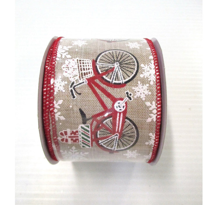 Snowflake Bicycle Ribbon