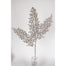 32" Glitter Fern Spray - Silver