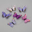 Feather Butterfly On Wire - Purple Combination