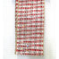 Dupion Glitter 2.5"X10Yd - Red/White