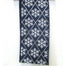 Linen Glitter Snowflake - Navy