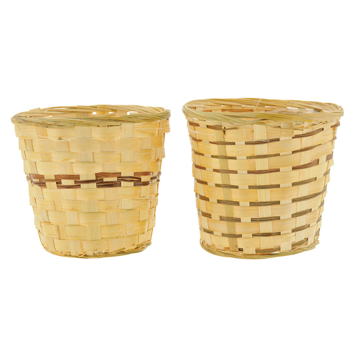 6" Round Bamboo Basket