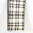 Velvet Plaid Ribbon - Cream/Black