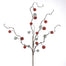 Twig Ball Spray 32" - Red/Silver