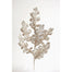 Acanthus Curled Leaf Spray 20" Platinum