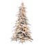 9' Flocked Balsam Pine Tree - Green