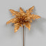 14" Metallic Poinsettia - Copper