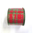 Glitter Check Ribbon - Red/Green