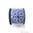 Glitter Snowflake Ribbon - Blue/Cream