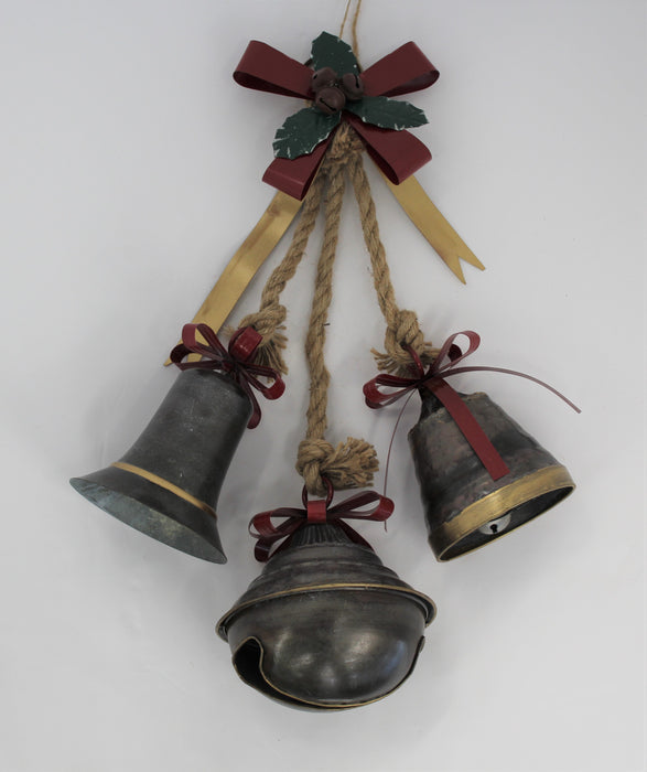 Galvanized Old World Christmas Bell