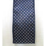 Linen Glitter Polka Dot Ribbon - Navy