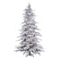 Lightly Flocked Bavarian Pine 7.5 ft X 54 in