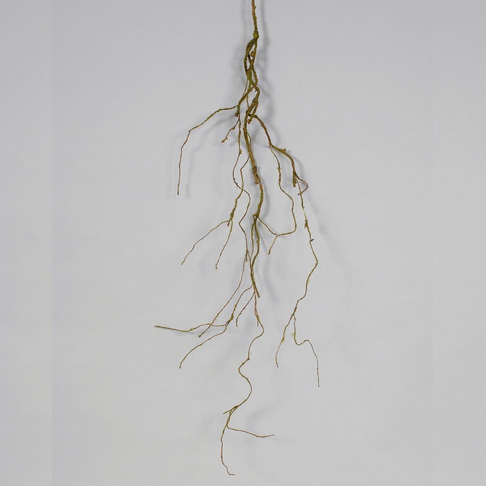 44"L Hw Foam Mossed Twig Garland - Green