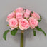 Polyester Rose Bunch - 9 Inch
