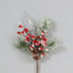 17"L Pe Snow Berry/Twig /Pine/Pinecone Pick Red/Green