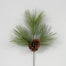 24" Glittered Vinyl Pinecone Spray