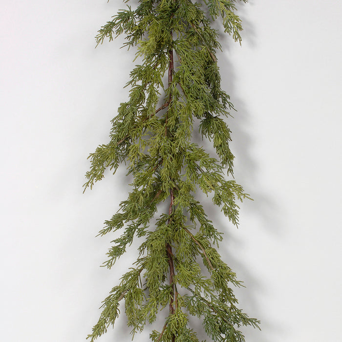 6' Conifers Garland - Green