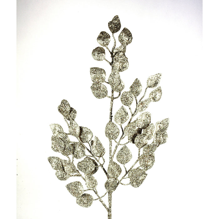 Eucalyptus Glitter Spray 33" - Platinum