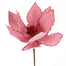 12" Yule Poinsettia Pick - Red/White