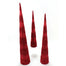 24"/30"/36" Glitter Cones - Red